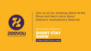 Zeevou at Short Stay Show 2020 – Free Tickets