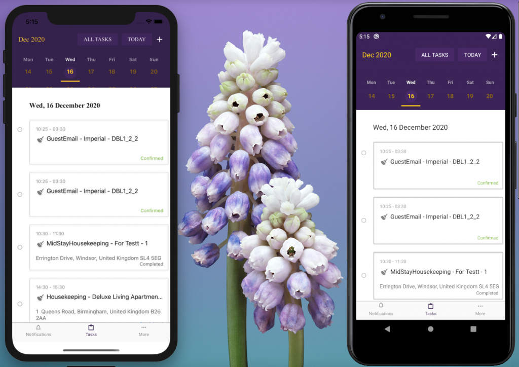 Zeevou Housekeeping Mobile App
