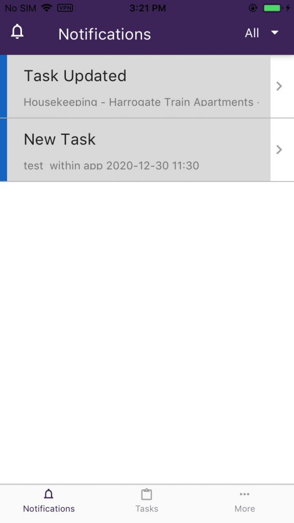 Zeevou Housekeeping Mobile App