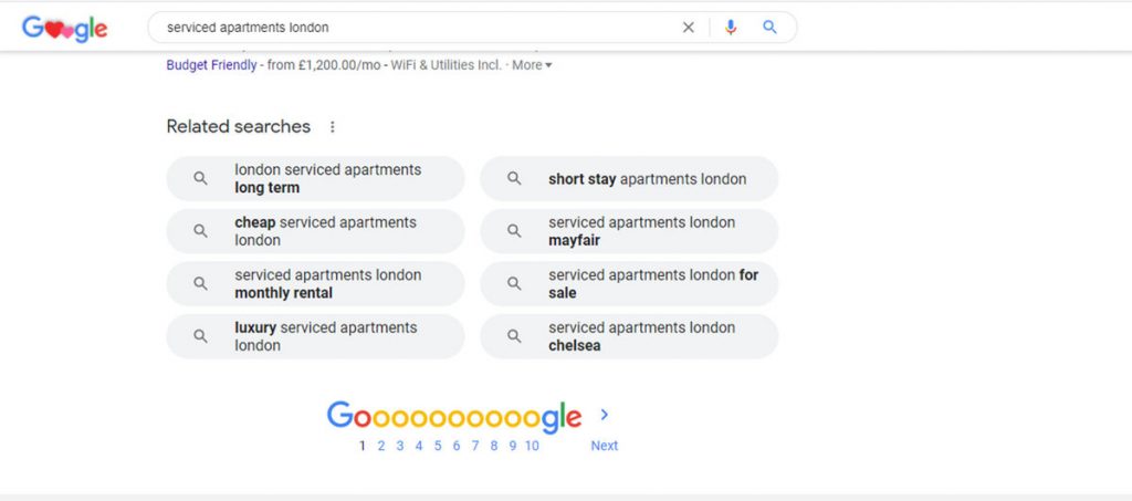 Google for doing keyword research for vacation rentals- Zeevou