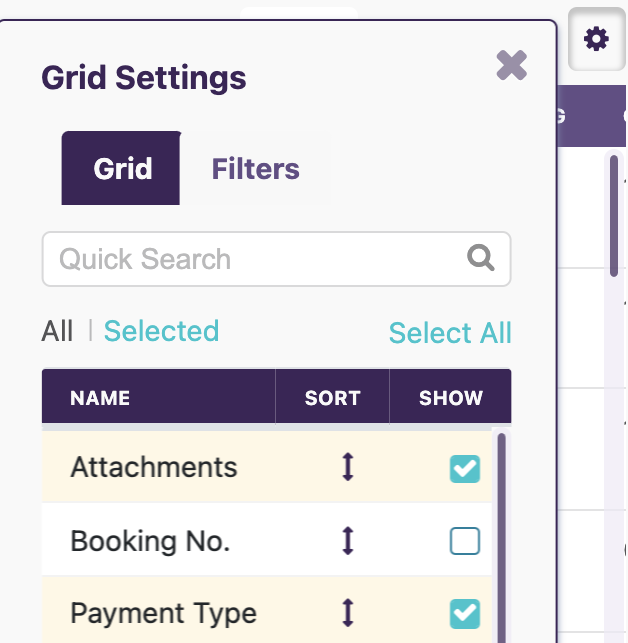 How can I customise a grid view?