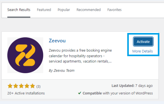 Zeevou Plugin activated - Zeevou