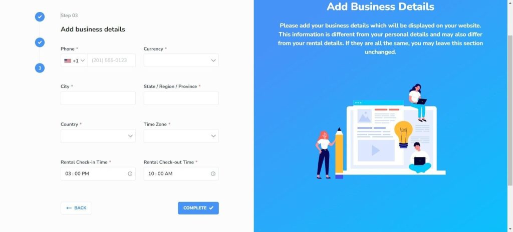  Enter your name, email & password