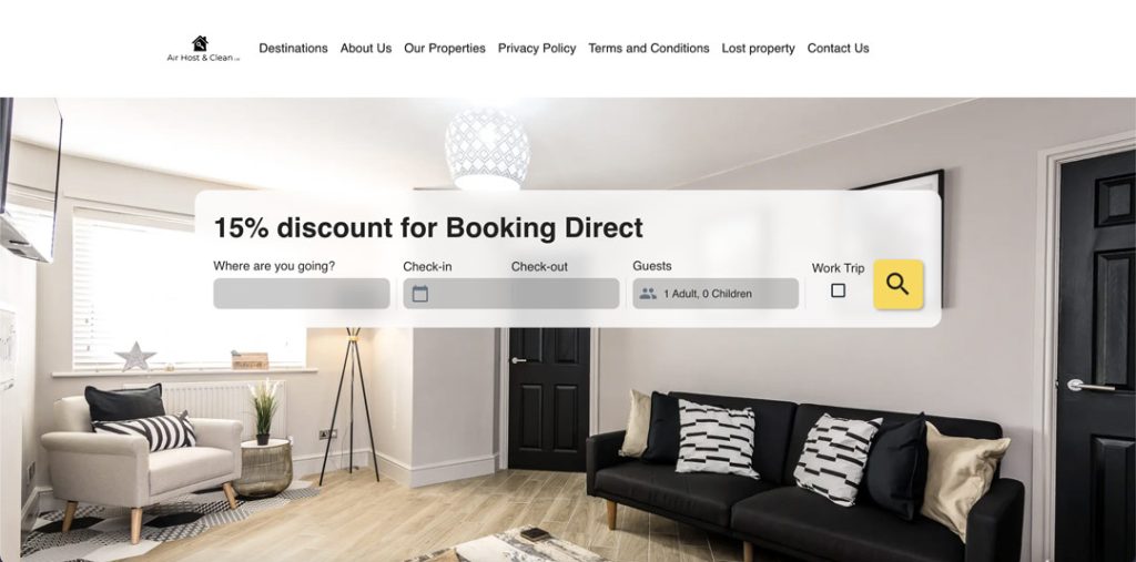 direct booking website - Zeevou