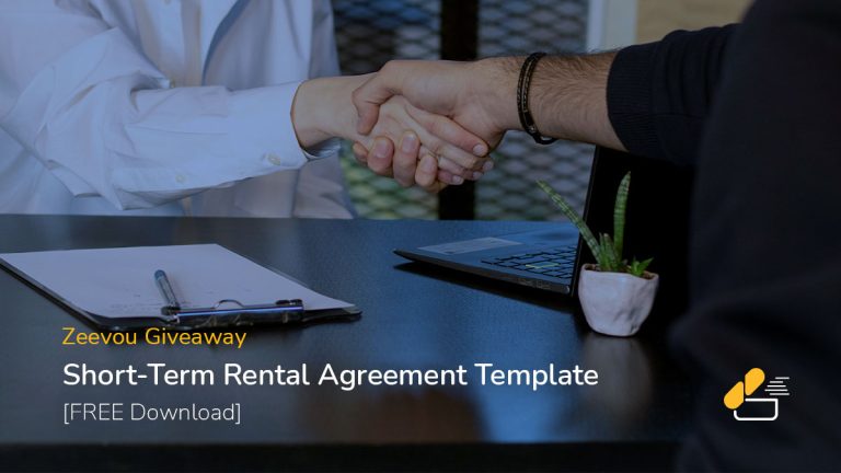 Short-term Rental Agreement Template - Zeevou