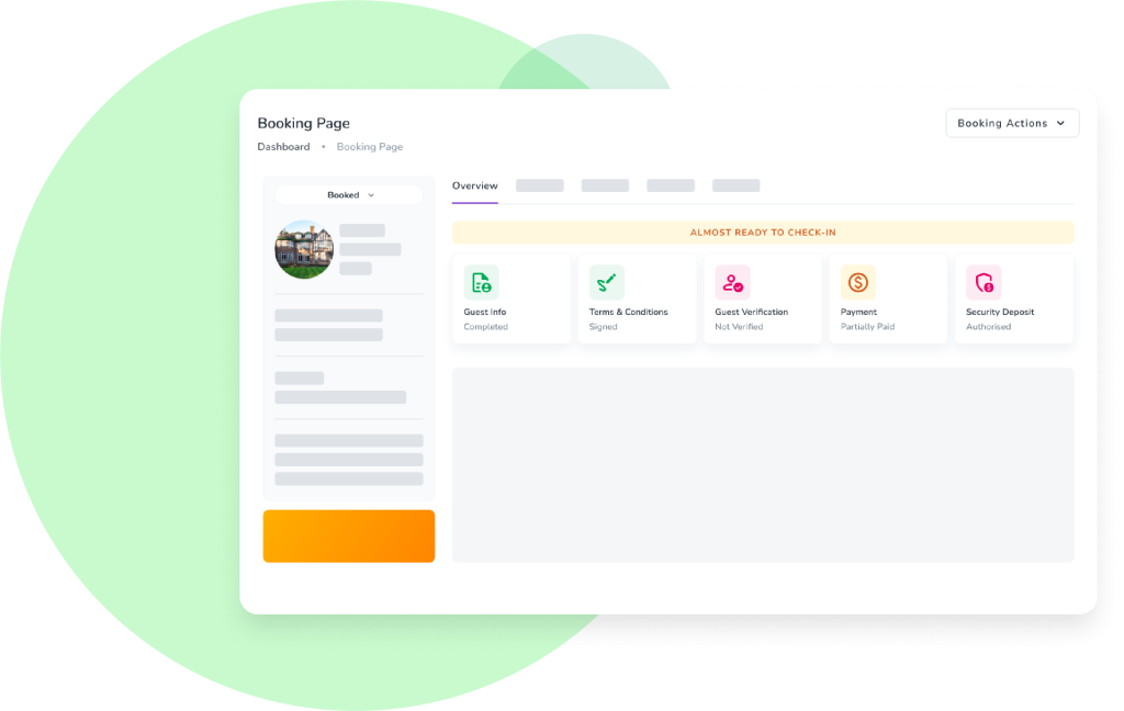 Booking Page - Check-in Ready