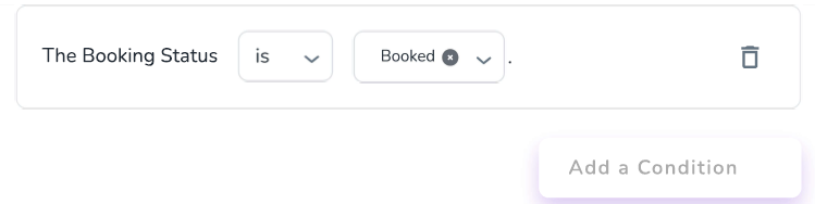 Booking Status - Zeevou