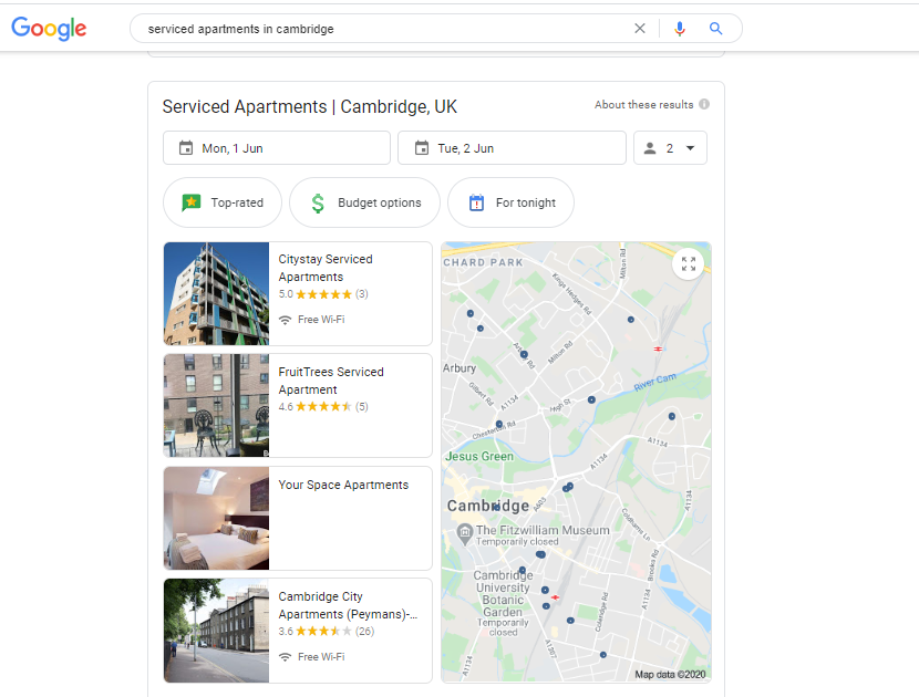 Google My Business for Serviced Apartments and Vacation Rentals - Zeevou