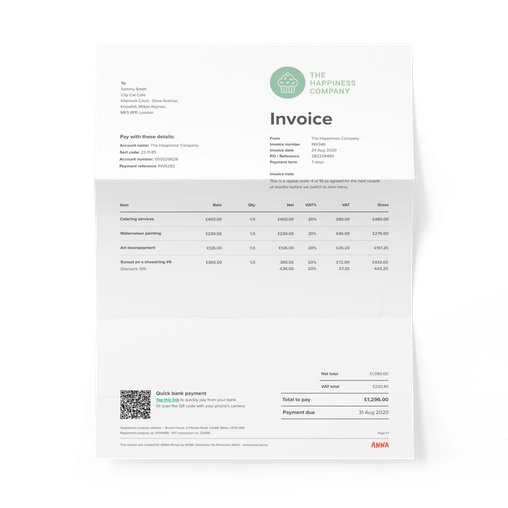 ANNA Automated Invoice