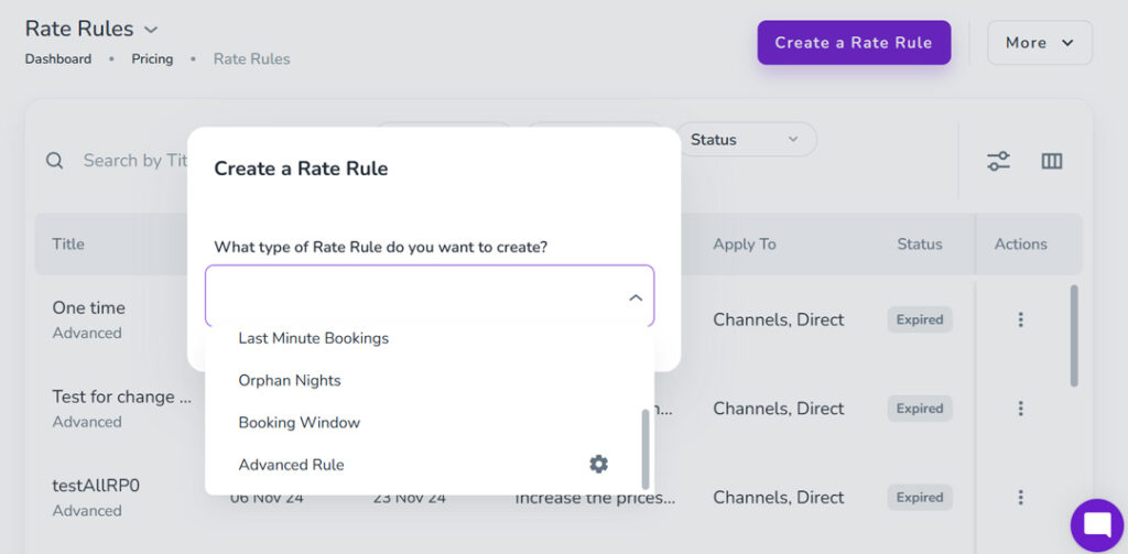 Advanced Rate Rules for Professional Hosts- Zeevou