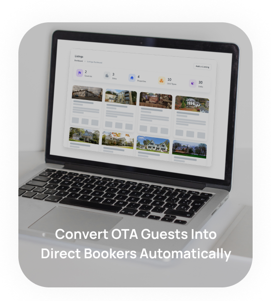 Convert OTA guests into direct bookers