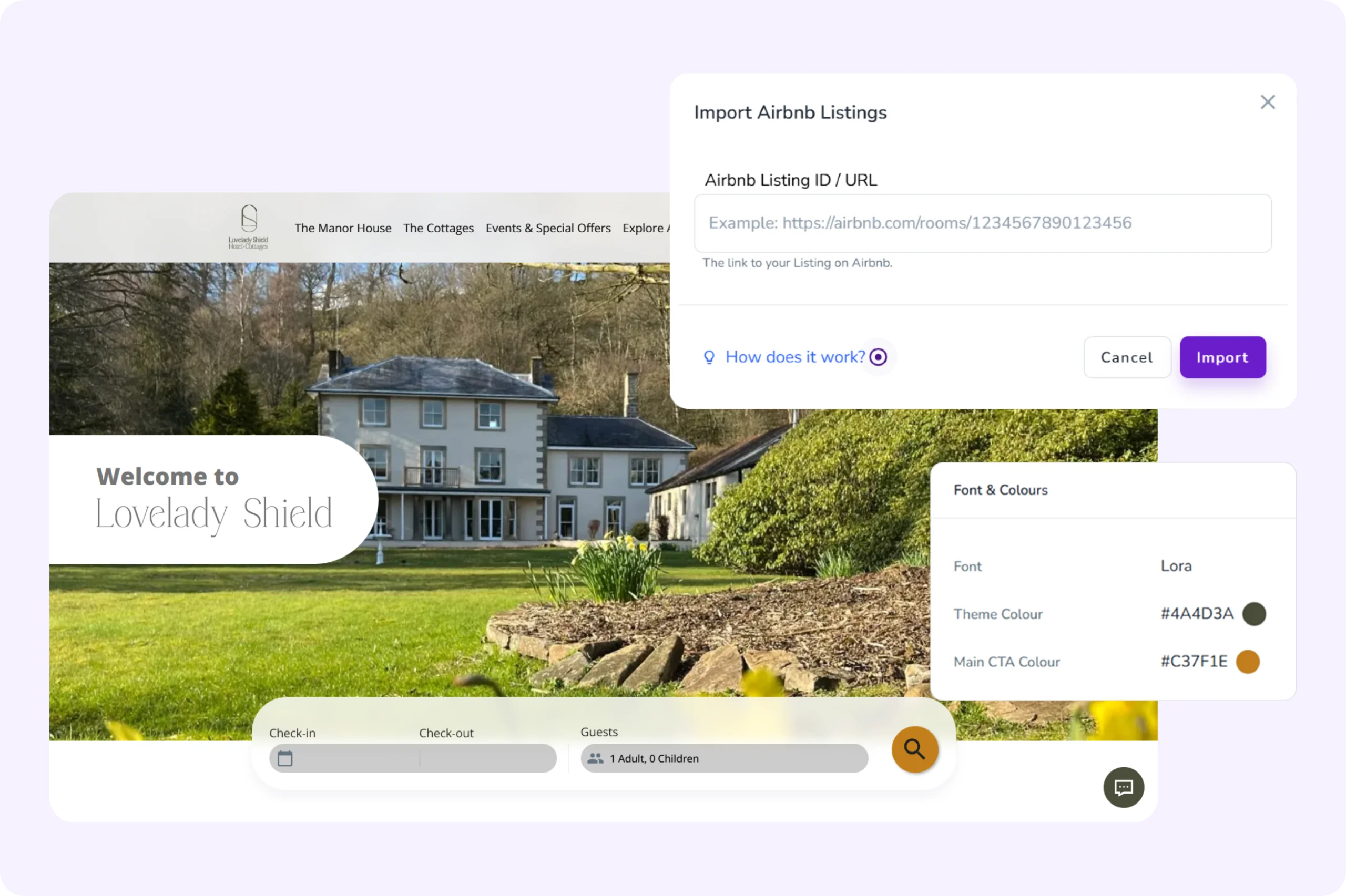 Establish Your Direct Booking Website