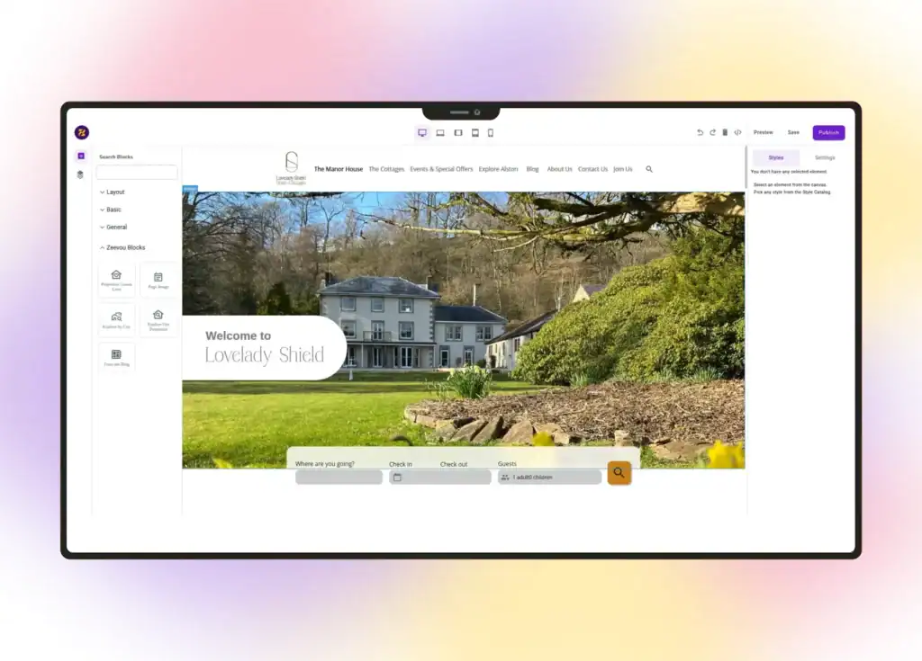 Vacation Rental Portfolio Website + Airbnb Sync + Owner Portal zv image
