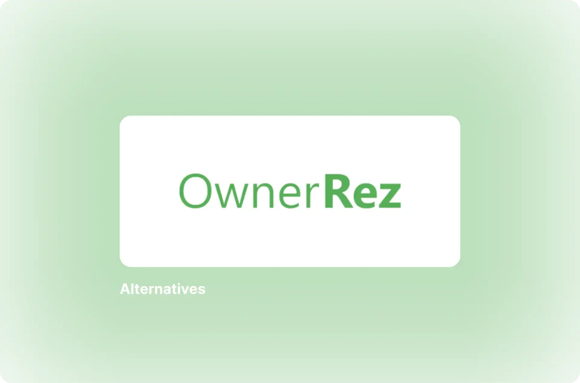 ownerrez alternatives