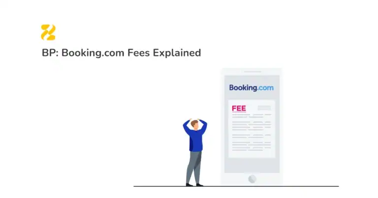 Host reviewing time and cost breakdown: Booking.com fees for hosts - Zeevou