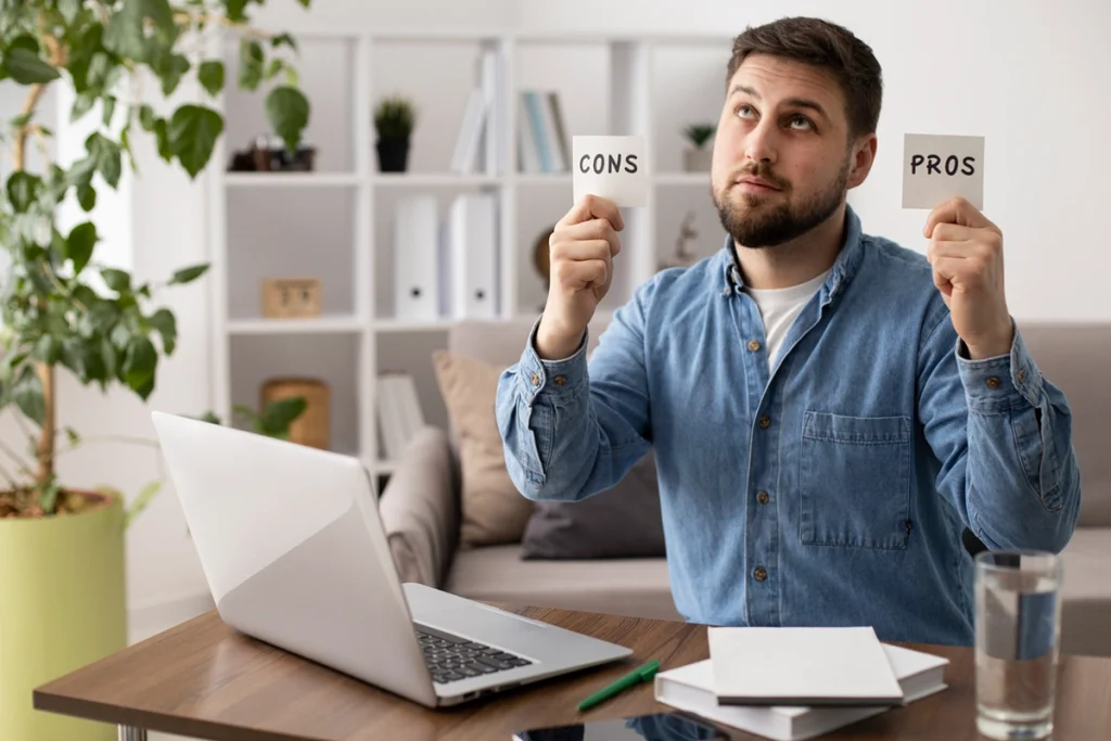 a man deciding on OTA Channels and Distribution Platforms - Zeevou